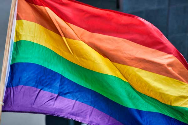 Bandera Arcoiris de colectivos LGTB Gays y Lesbianas en Gran Canaria